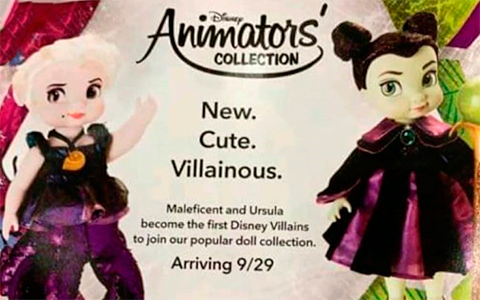 Limited Edition Maleficent and Ursula will became first villains in Disney Animator's collection