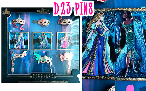 Disney Designer Collection: Midnight Masquerade Series LE D23 pins