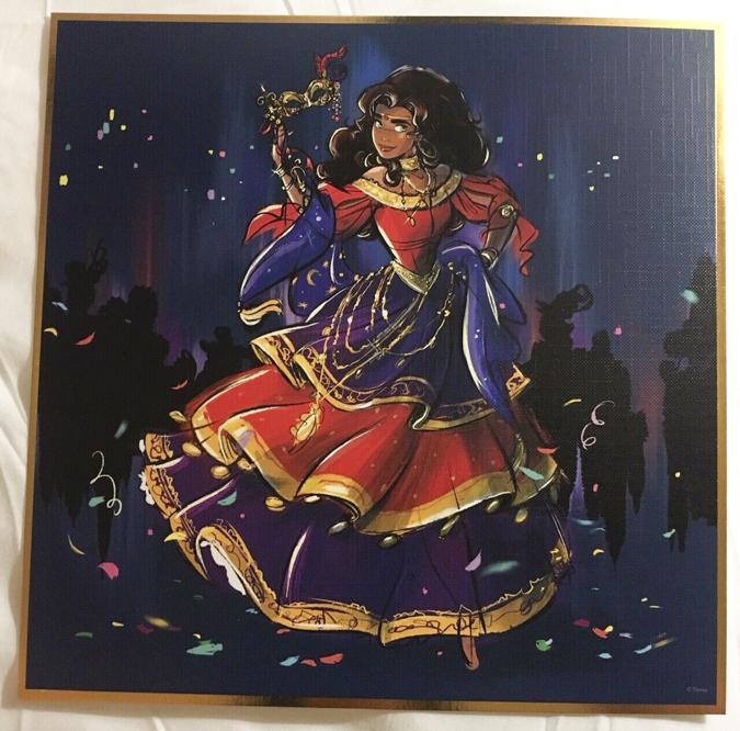 Disney Designer Collection Midnight Masquerade Series Esmeralda lithograph