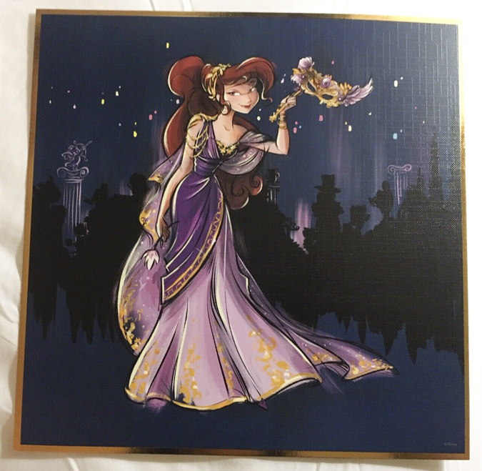 Disney Designer Collection Midnight Masquerade Series Megara lithograph