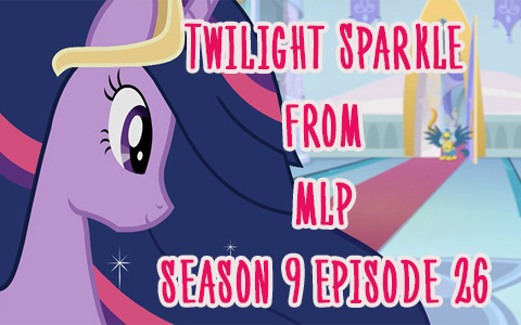 Spoiler! Alicorn princess grown-up Twilight Sparkle from mlp season 9 episode 26