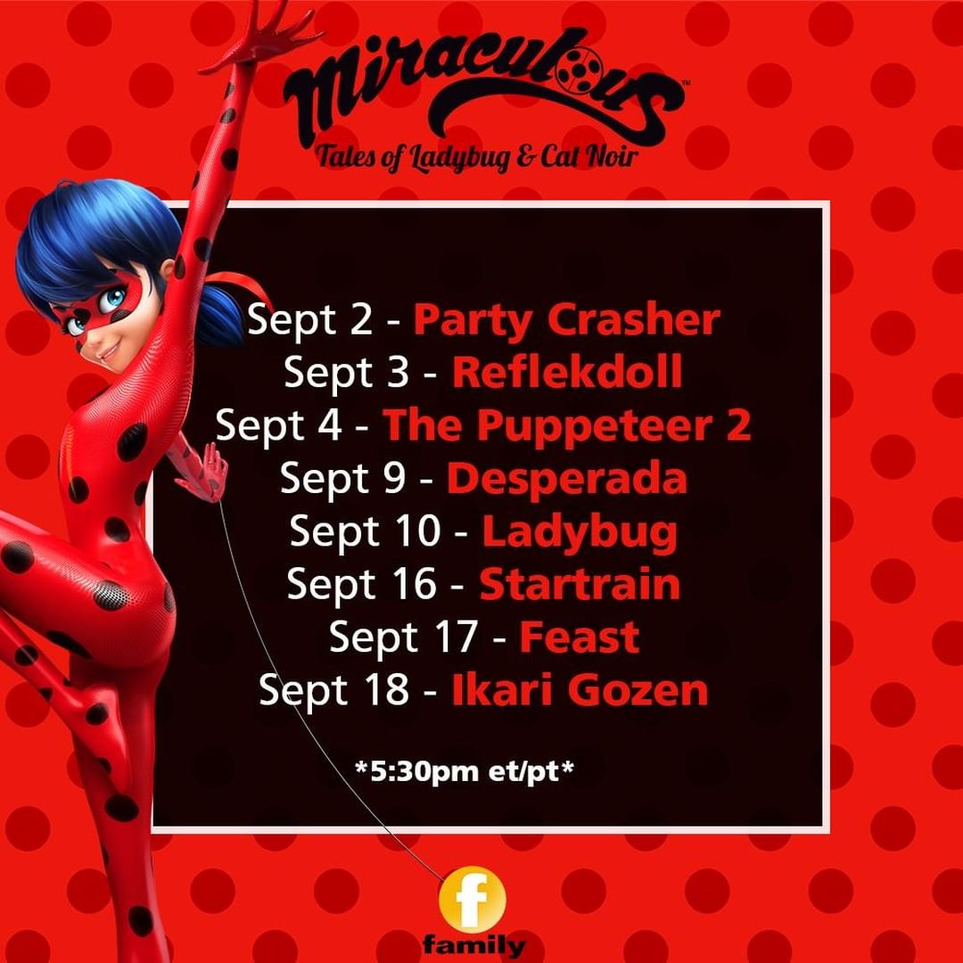 Miraculous Ladybug Blog on X: 🗓️Confirmed release dates for