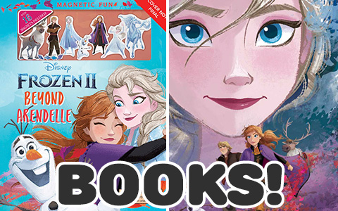 List of upcoming Frozen 2 books, plus new images from cover art