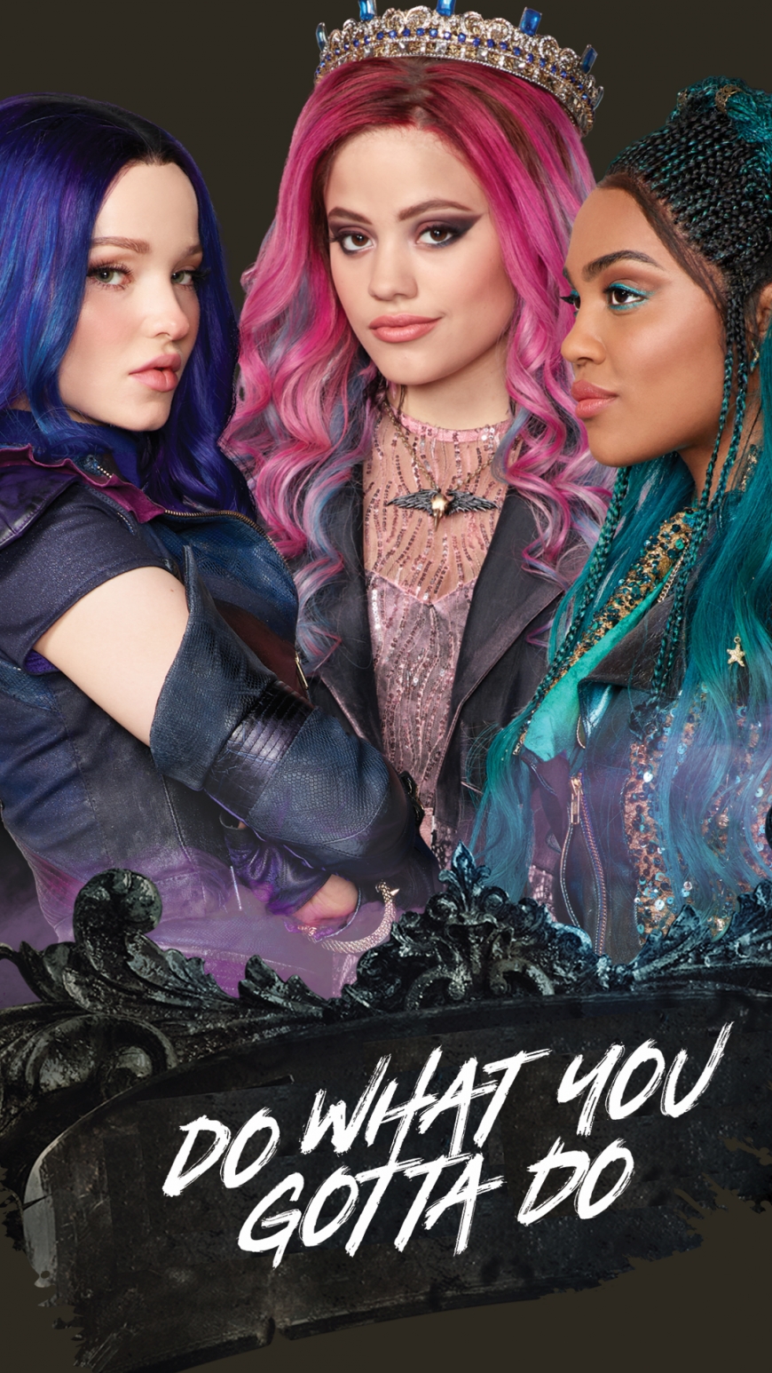 Disney Descendants 3 Mal, Audrey and Uma mobile wallpaper