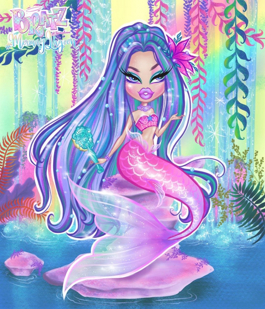 Bratz mermaid art Kumi
