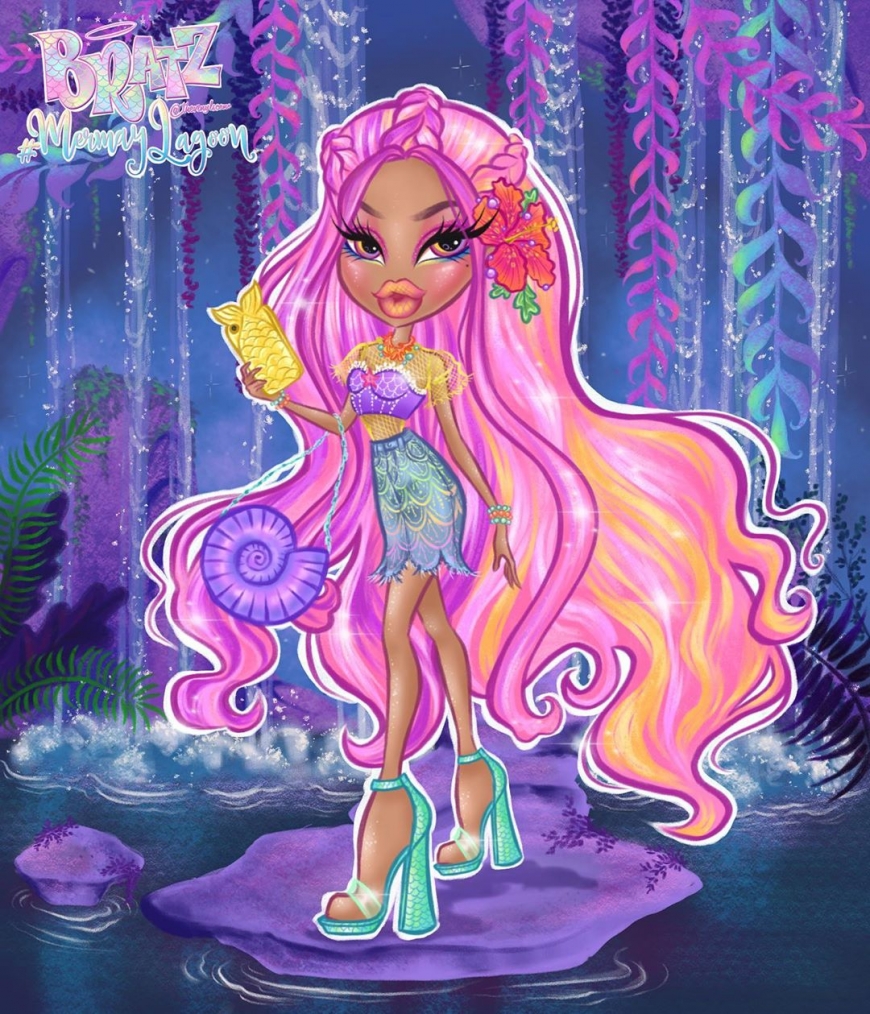 Bratz mermaid art Yasmin