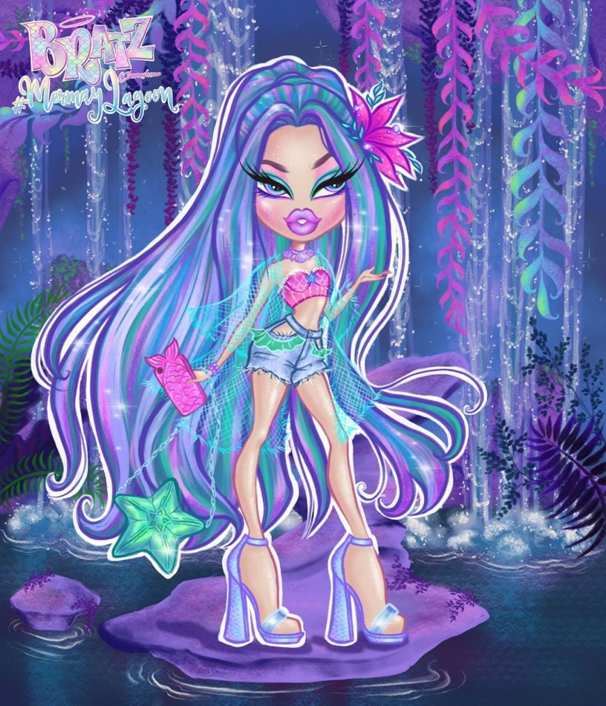 Bratz mermaid art Kumi