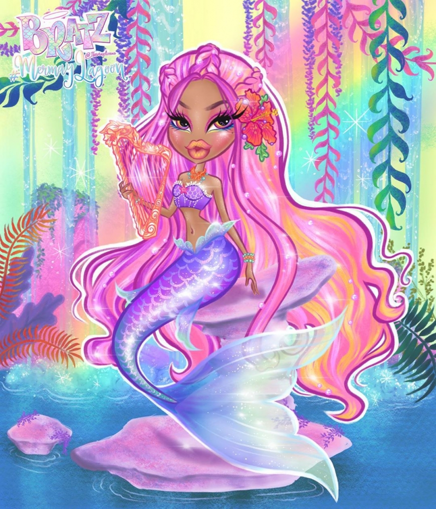 Bratz mermaid art Yasmin