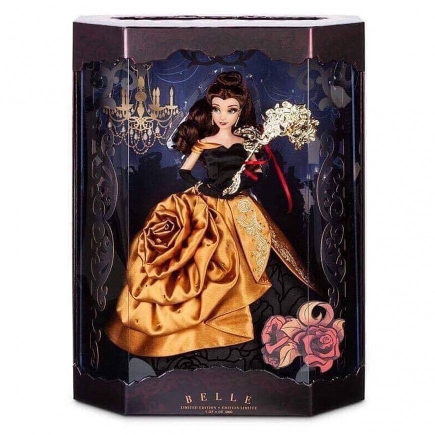 Limited Edition Disney Designer Midnight Masquerade Belle doll