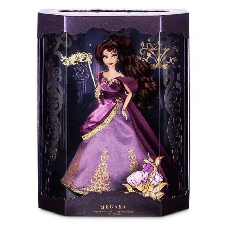 Limited Edition Disney Designer Midnight Masquerade Megara doll