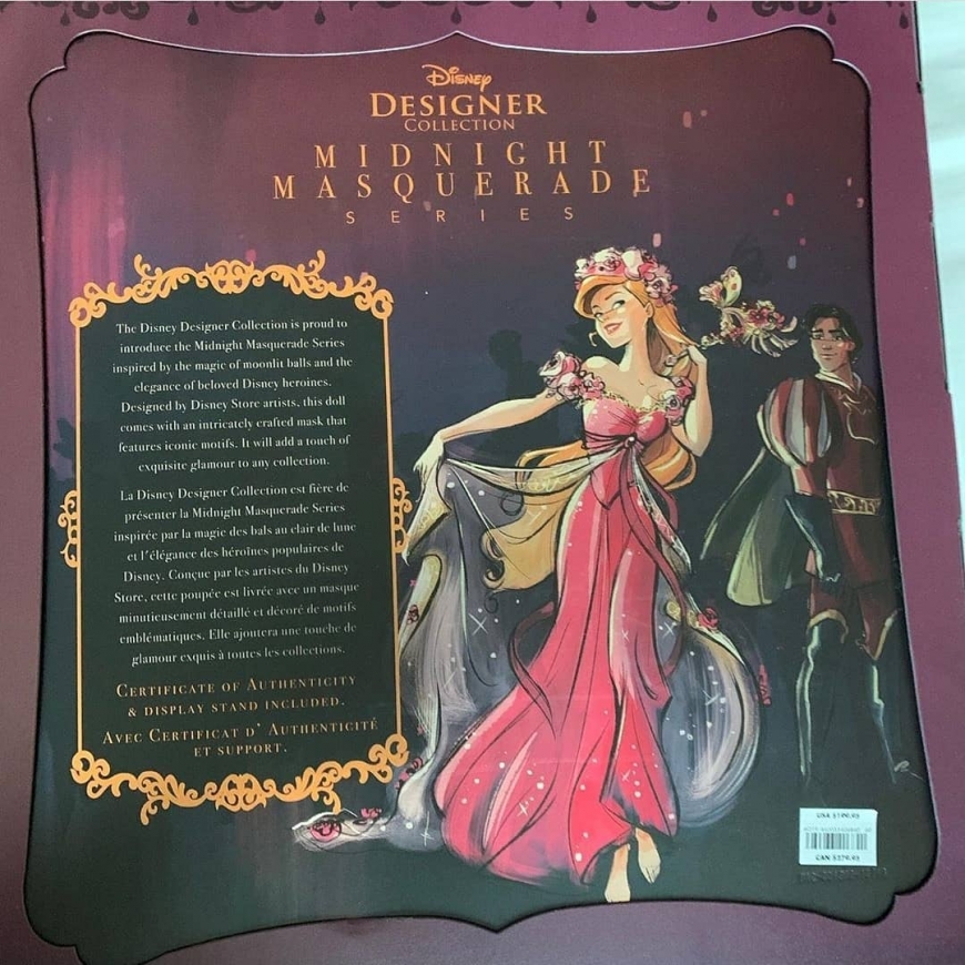 Disney Designer Midnight Masquerade Series Giselle and Edward dolls box art