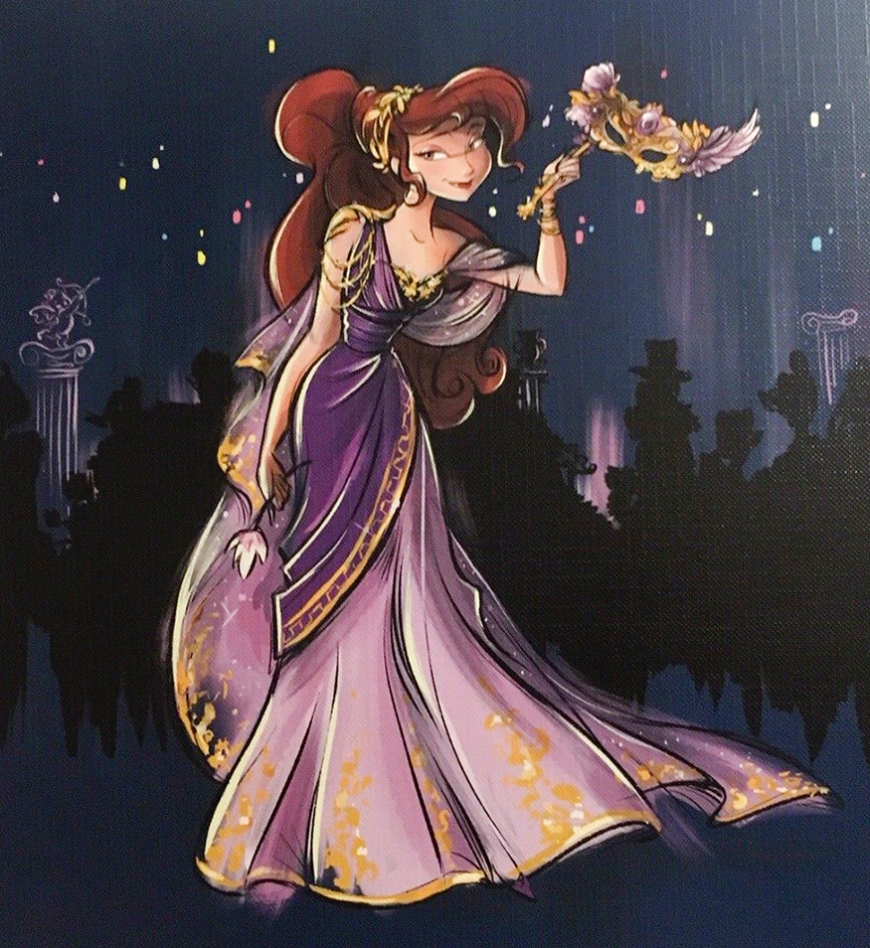 Megara Disney Designer Midnight Masquerade series art image