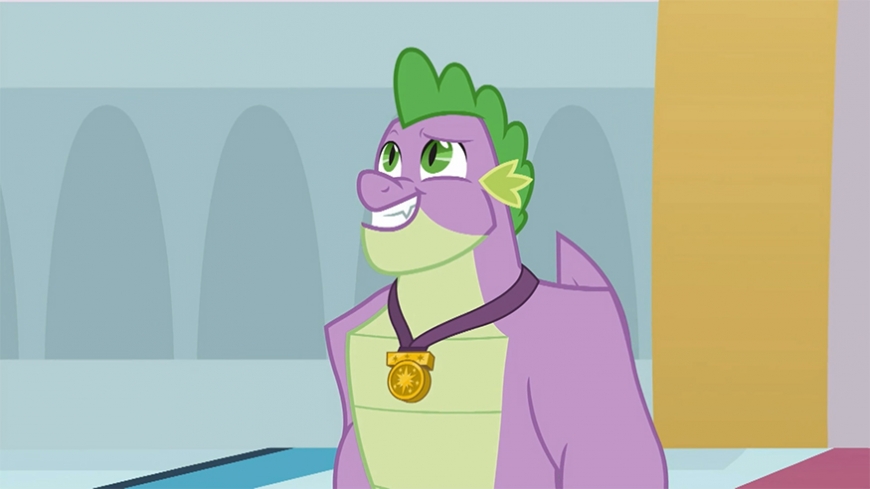 Grown-up dragon Spike My Little Pony season 9 episode 26