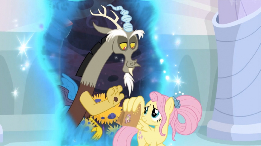 Grown-up older pony Fluttershy from season 9 final 26 episode