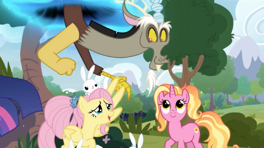 Grown-up older pony Fluttershy from season 9 finale 26 episode