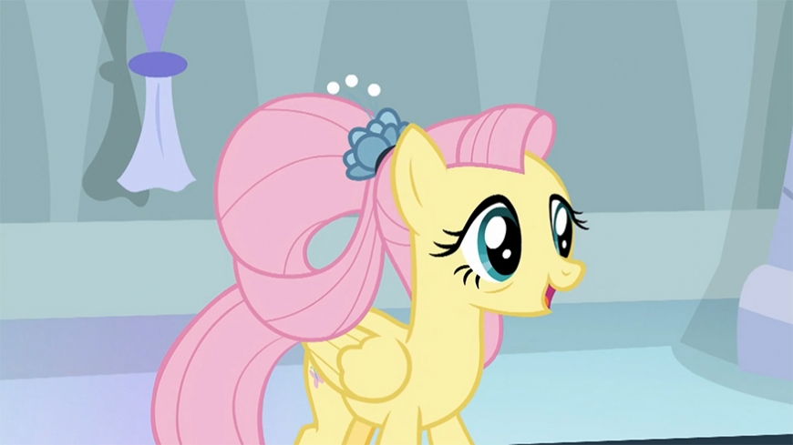 Grown-up older pony Fluttershy from season 9 finale 26 episode