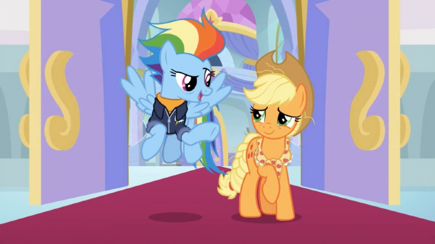 Grown-up older pony Applejack from season 9 final 26episode