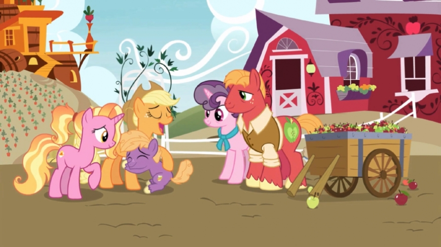 Grown-up older pony Applejack from season 9 final 26episode