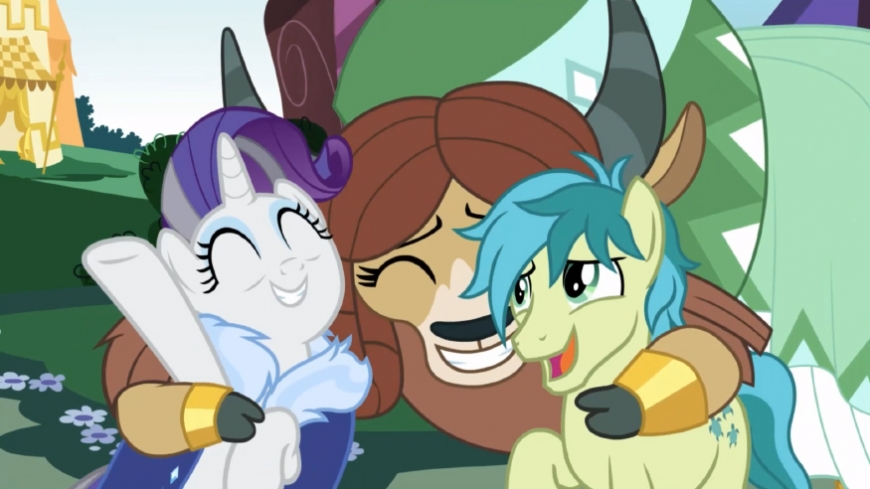 Grown-up older ponies from My Little Pony season 9 episode 26. Spoiler!