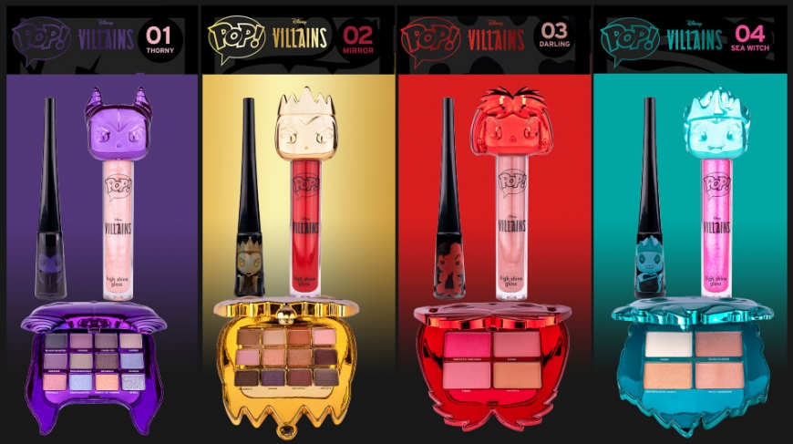 Funko releases first ever cosmetics line with POP Villains makeup