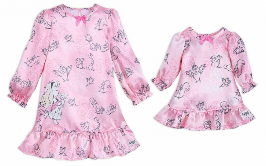 Disney Animators' Collection Ariel and Rapunzel Matching Pajama Set for Kids and Doll