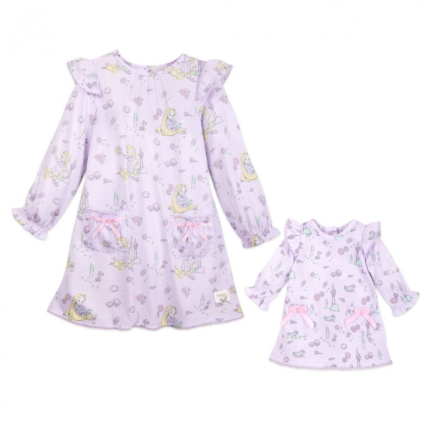 Disney Animators' Collection Rapunzel Sleep Gown Set for Kids and Doll