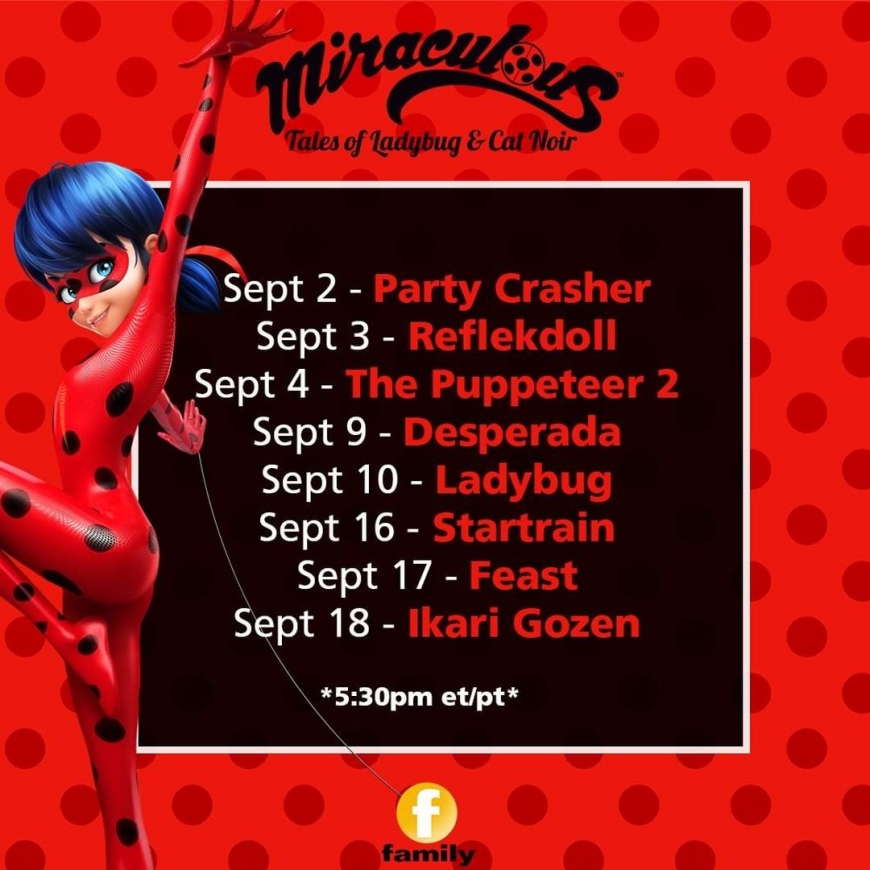 Miraculous Ladybug season 3 new episode in september