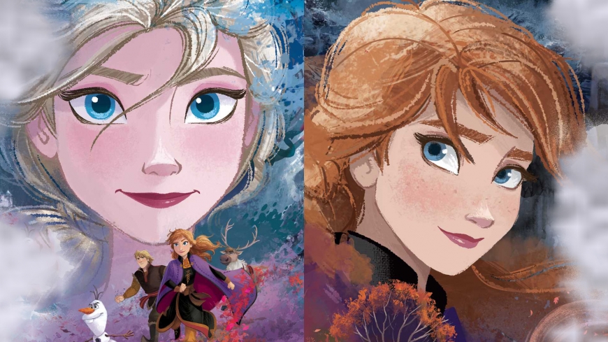 Frozen 2 Elsa and Anna wallpaper