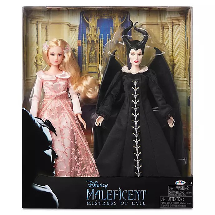Jakks Pacifiс Maleficent 2 Mistress of Evil dolls of Aurora and Maleficent
