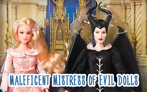 Jakks Pacifiс Maleficent 2 Mistress of Evil dolls of Aurora and Maleficent