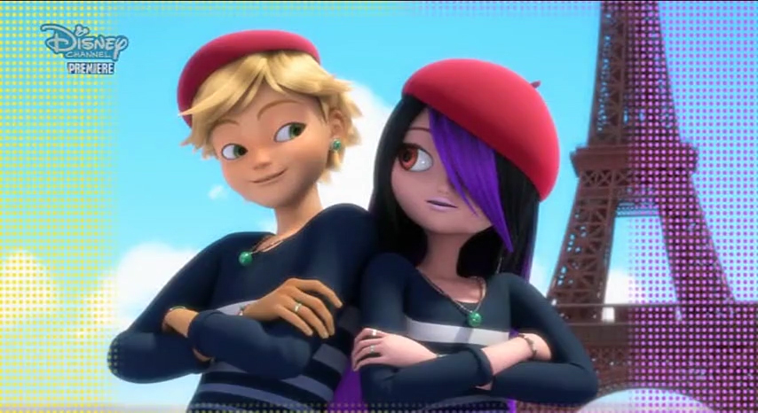 Photo session with Adrien, Marinette and Juleka.