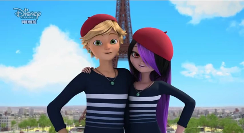 Photo session with Adrien, Marinette and Juleka.