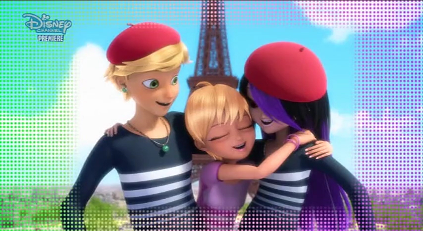 Photo session with Adrien, Marinette and Juleka.