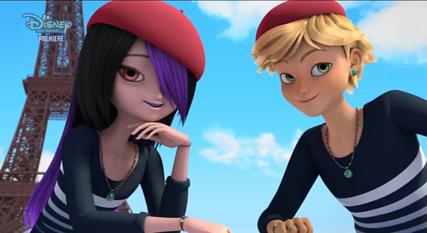 Photo session with Adrien, Marinette and Juleka.