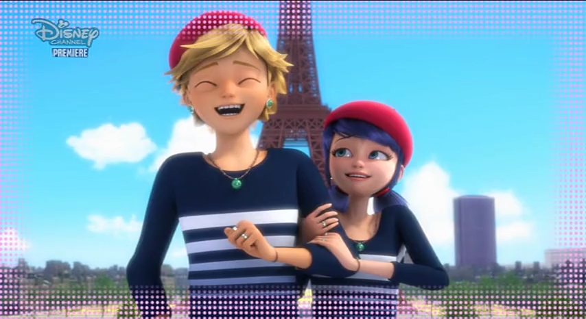 Photo session with Adrien, Marinette and Juleka.