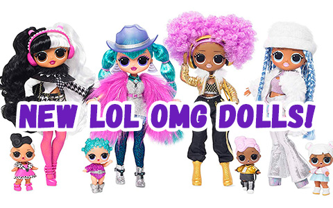 Second wave of LOL OMG dolls are out! You finally can get your Winter Disco OMG fashion dolls - Dollie, Cosmic Nova, Snowwicious and 24 K D.J. with sister