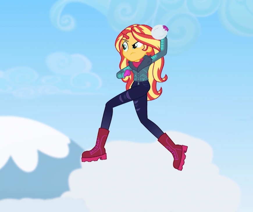 Equestria Girls Holiday Unwrapped Sunset Shimmer winter outfit