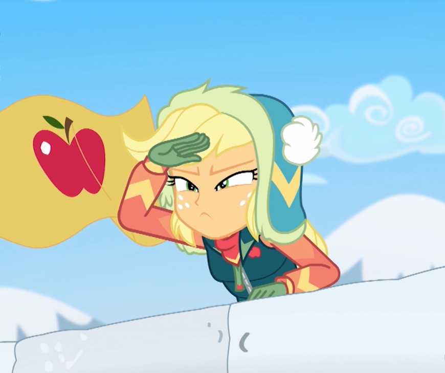 Equestria Girls Holiday Unwrapped Applejack winter outfit