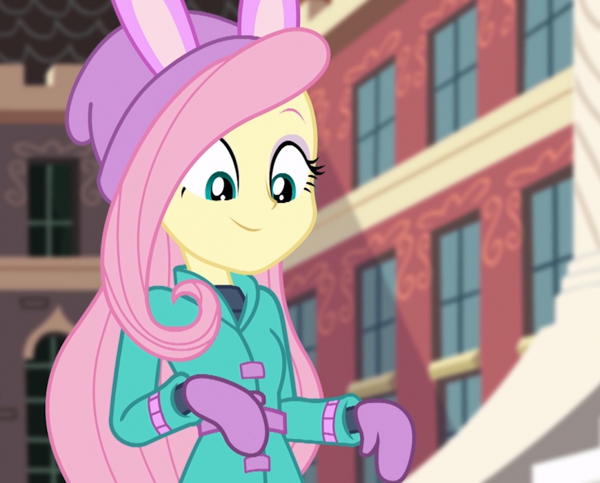 Equestria Girls Holiday Unwrapped Fluttershy winter outfit
