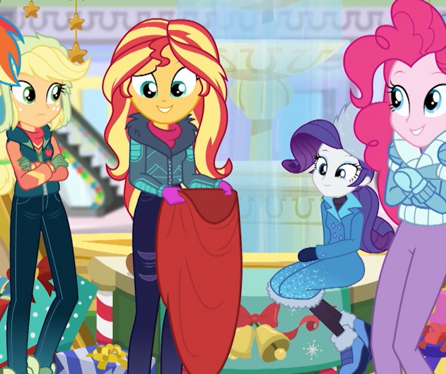 Equestria Girls Holiday Unwrapped Sunset Shimmer winter outfit