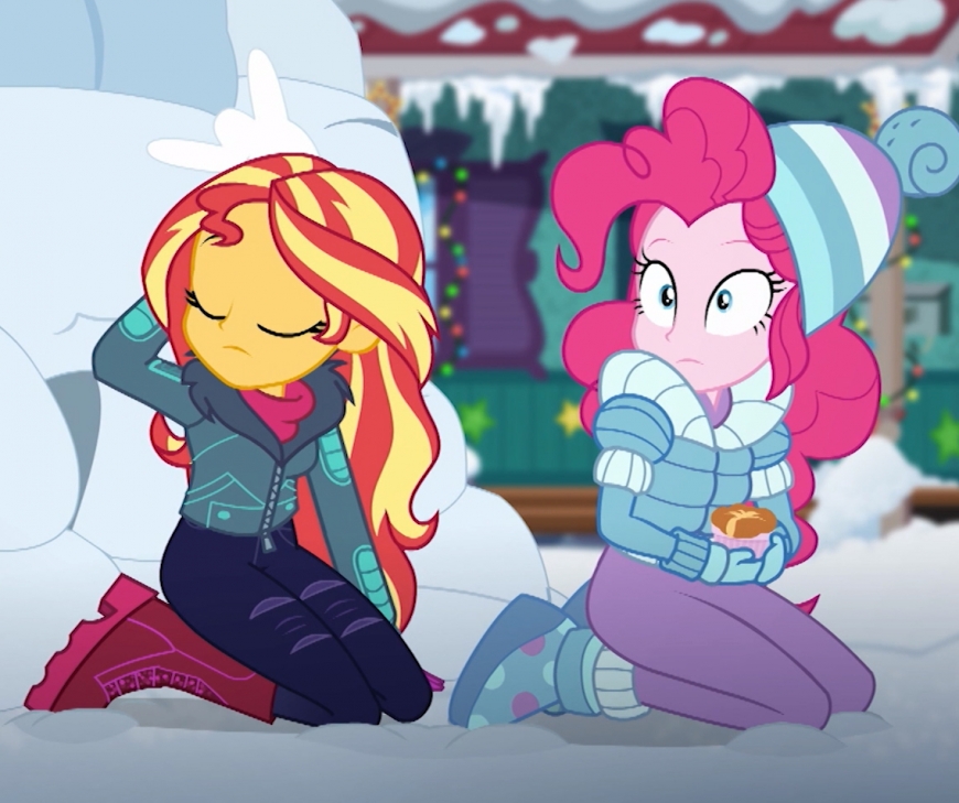 Equestria Girls Holiday Unwrapped Sunset Shimmer winter outfit