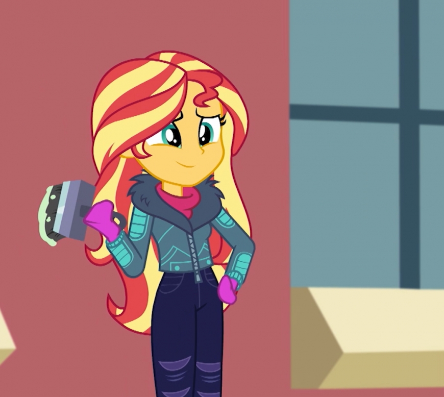 Equestria Girls Holiday Unwrapped Sunset Shimmer winter outfit