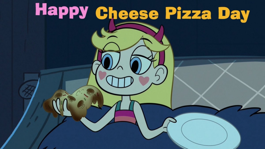 Happy Cheese Pizza Day with Star Butterfly image