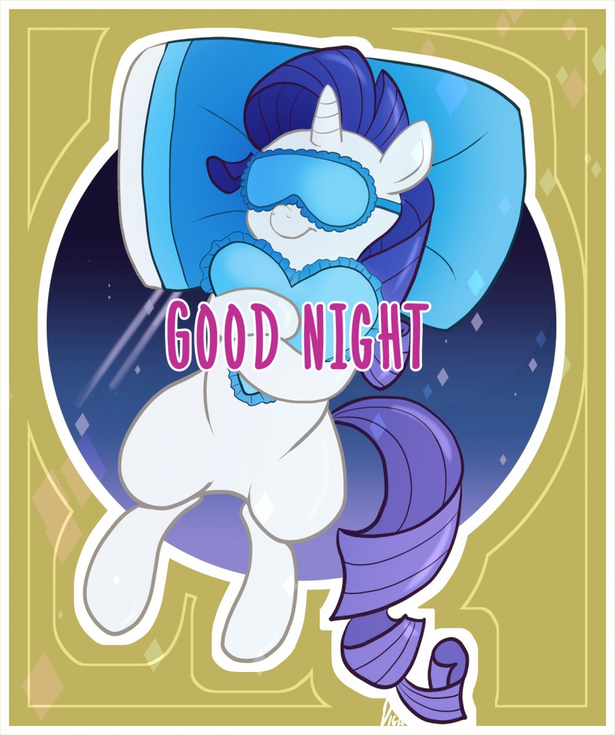 Good night images with My little pony