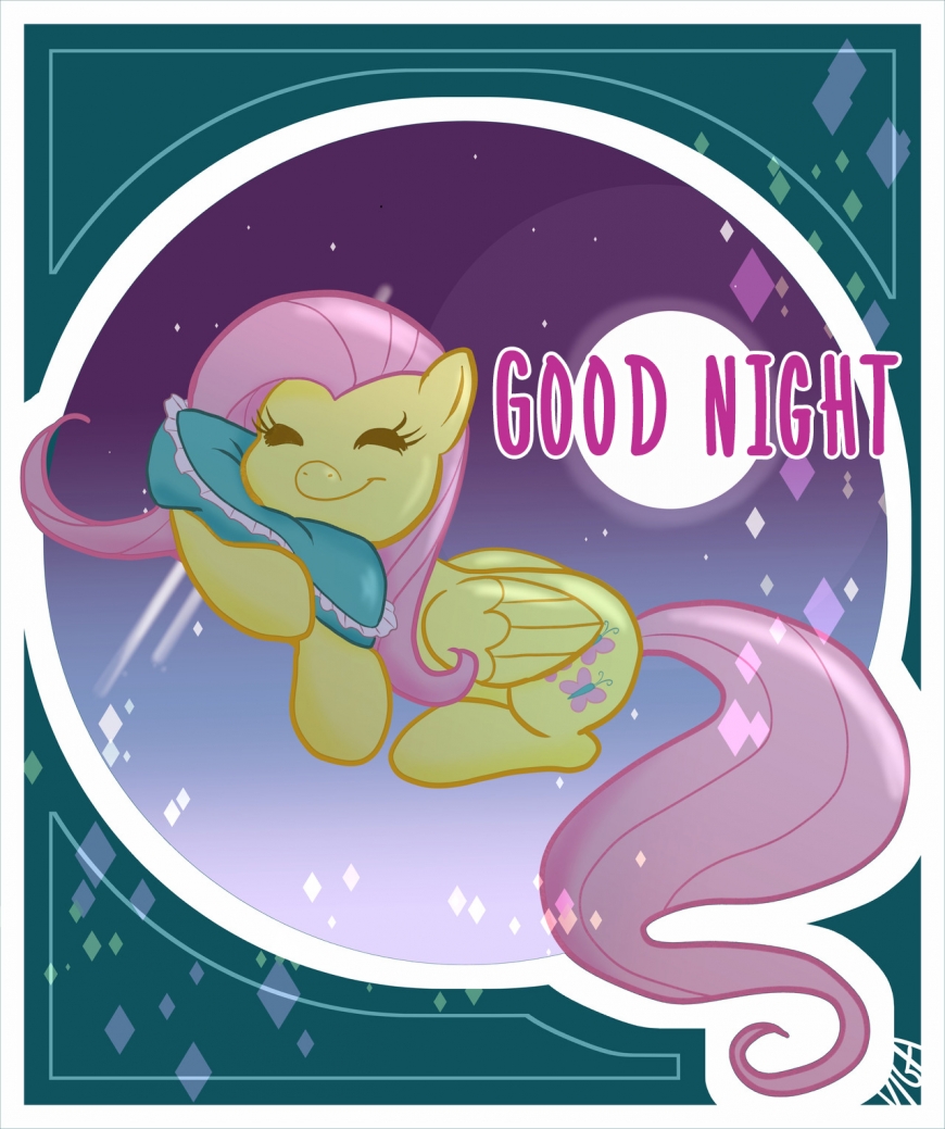 Good night images with My little pony