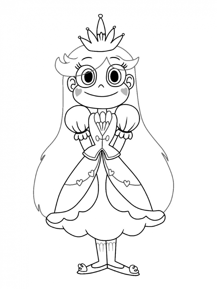 Star vs the forces of evil coloring pages