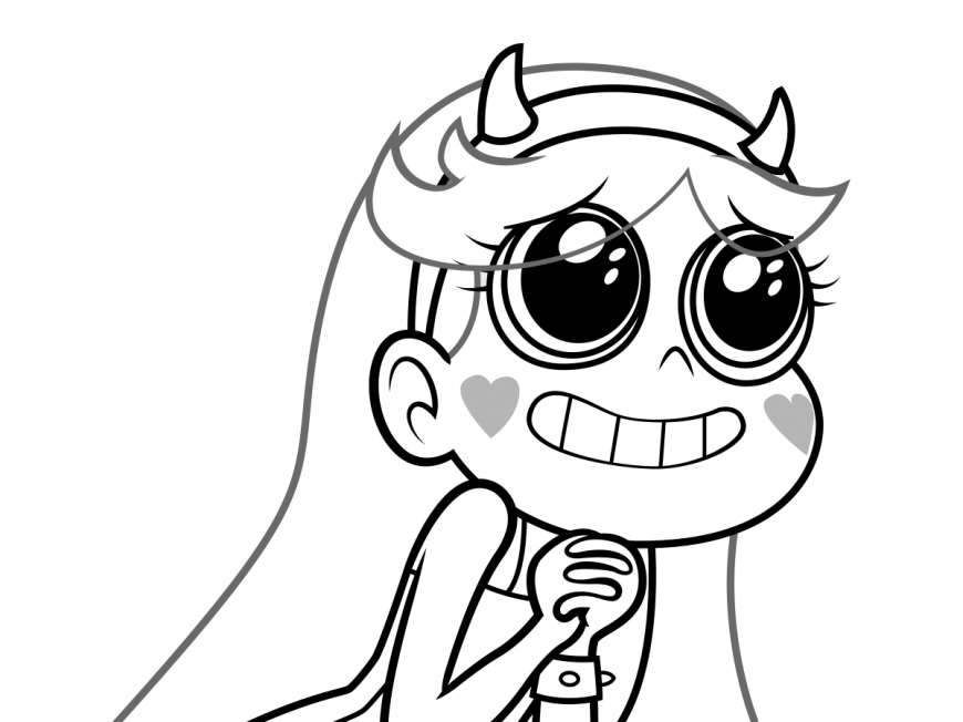 Star vs the forces of evil coloring pages