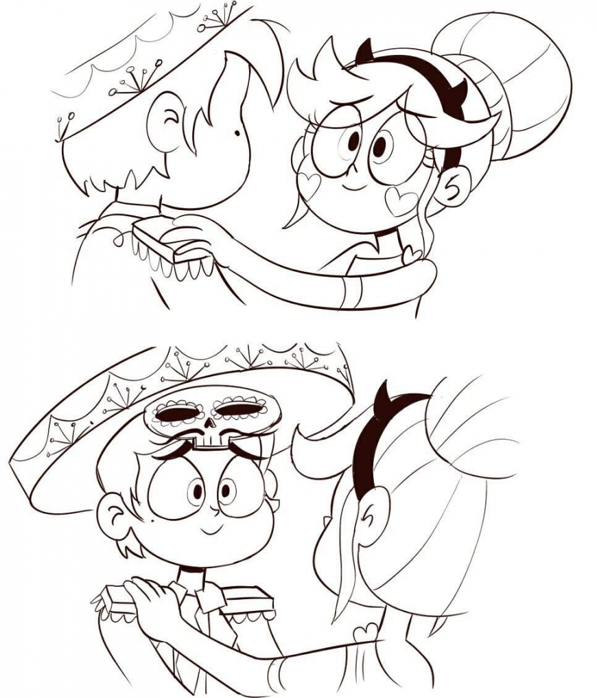 Star vs the forces of evil coloring pages