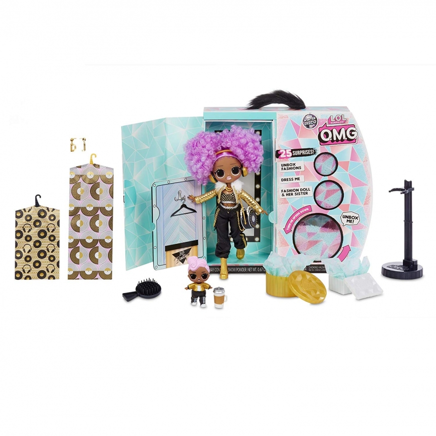 LOL Surprise OMG Winter Disco 24K D.J. fashion doll