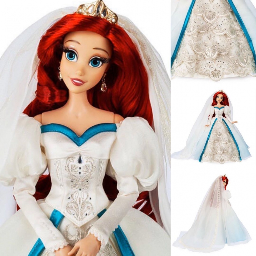 30TH Anniversary Limited Edition Platinum Wedding set Ariel doll